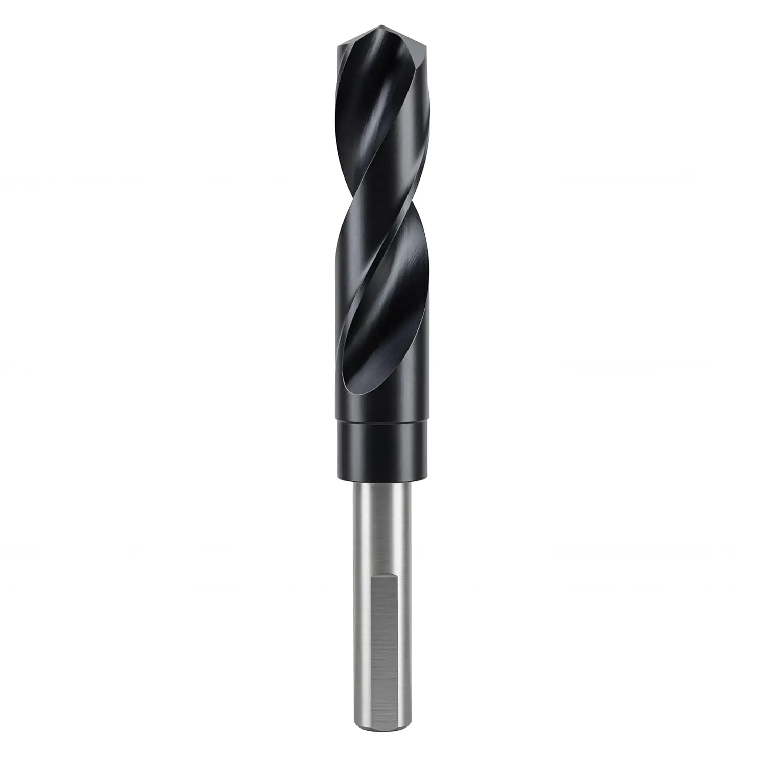 

13/16 Inch Reduced Shank Drill Bit, 1/2" 3-Flat Shank, M35 Cobalt with TiAlN Coating, Drill Bit for Steel, Iron, Wood, Plastic (13/16" x 6" TRS)