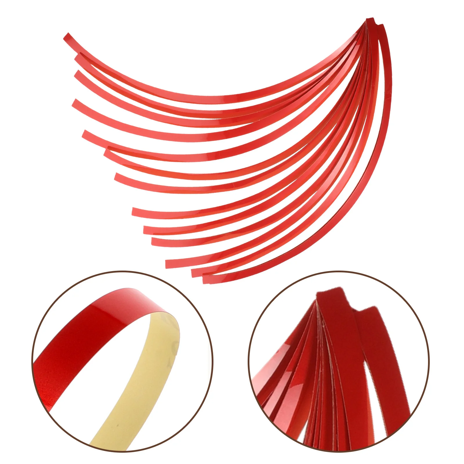 

16pcs Wheel Hub Reflective Stickers Car Motorcycle Rim Tape Shine Tire Accessories Exterior Decorations Automotive DIY