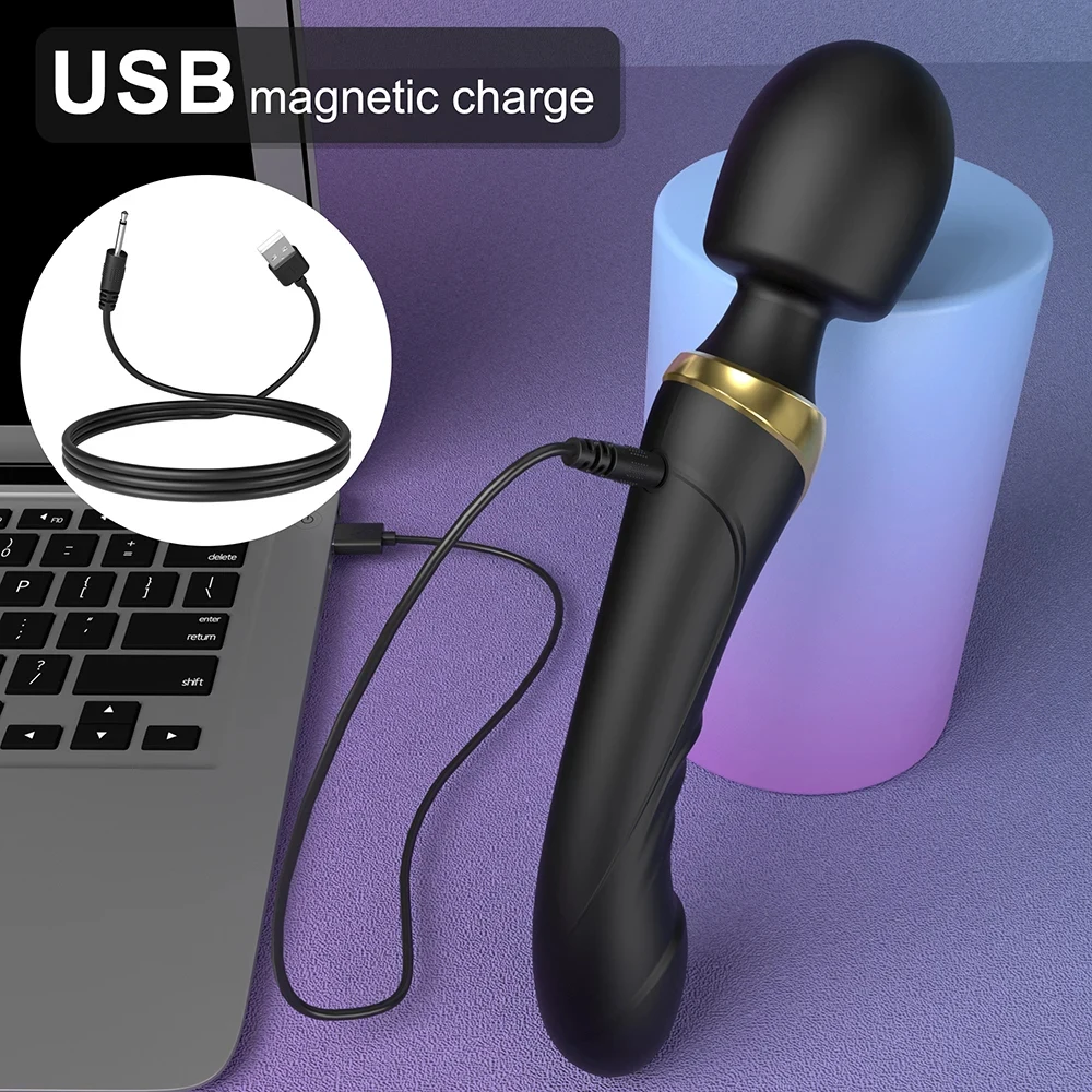 Powerful AV Magic Wand Dildo Vibrator Clitoris Stimulator Vagina Massager G Spot Masturbator Adult Sex Toys for Women - Image 5