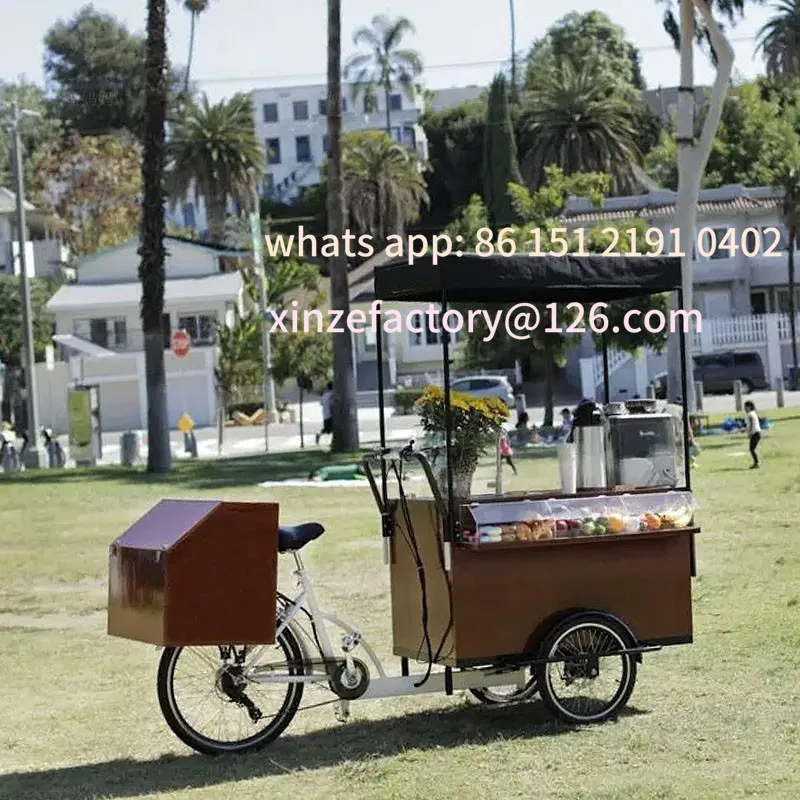 تخصيص في الهواء الطلق بيع المحمول ذات المناظر الطبيعية الخلابة كشك وجبة خفيفة فطيرة فواكه شريحة لحم شاحنة طعام مشروب فواكه متعدد الوظائف