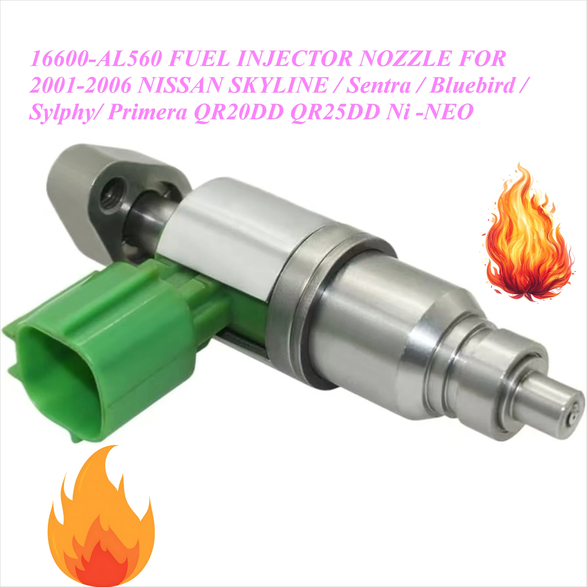 

16600-AL560 FUEL INJECTOR NOZZLE FOR 2001-2006 NISSAN SKYLINE / Sentra / Bluebird / Sylphy/ Primera QR20DD QR25DD Ni -NEO