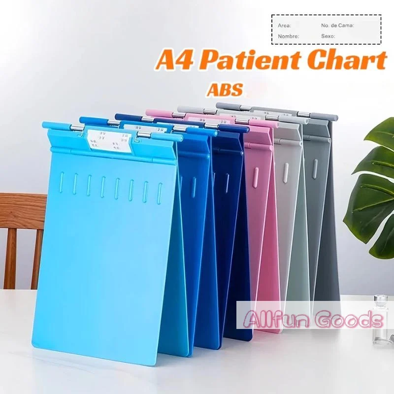 [TG835]Thickened Patient Chart Splint ABS  Record Folder Patient  Chart File Folder Lightweight Practical Folding File