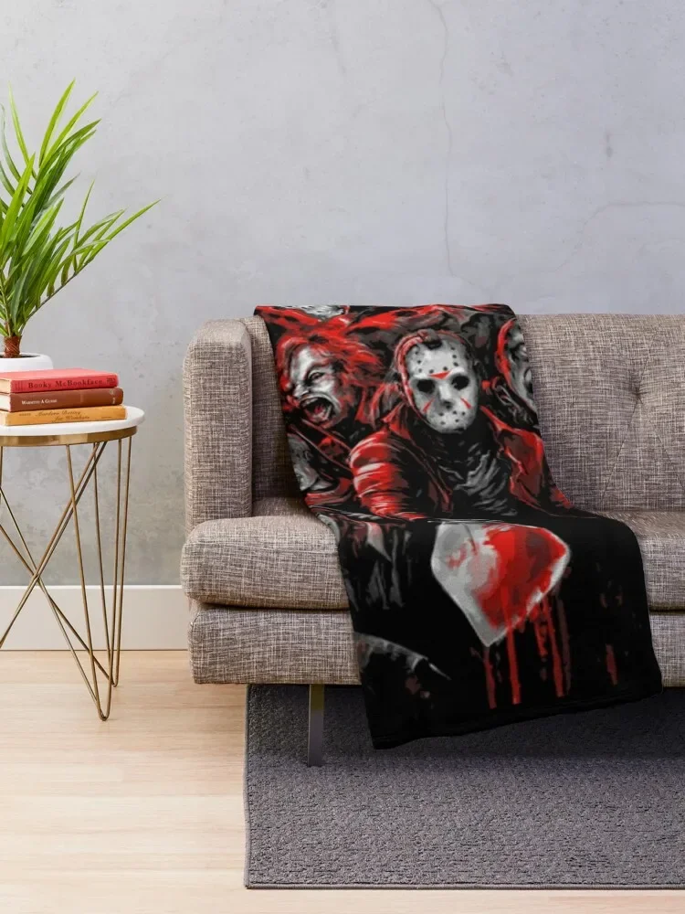 Jason Voorhees - Horror Throw Blanket Blankets For Baby Luxury Throw Soft Plaid Blankets