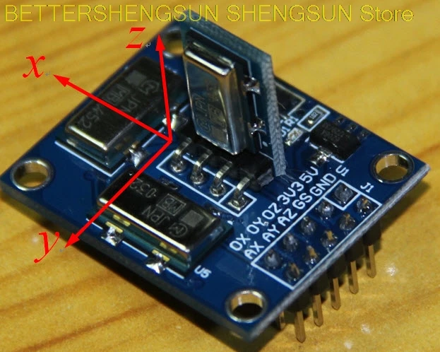 

Three axis acceleration MMA7361 + three axis gyroscope ENC-03MB sensor module smart car