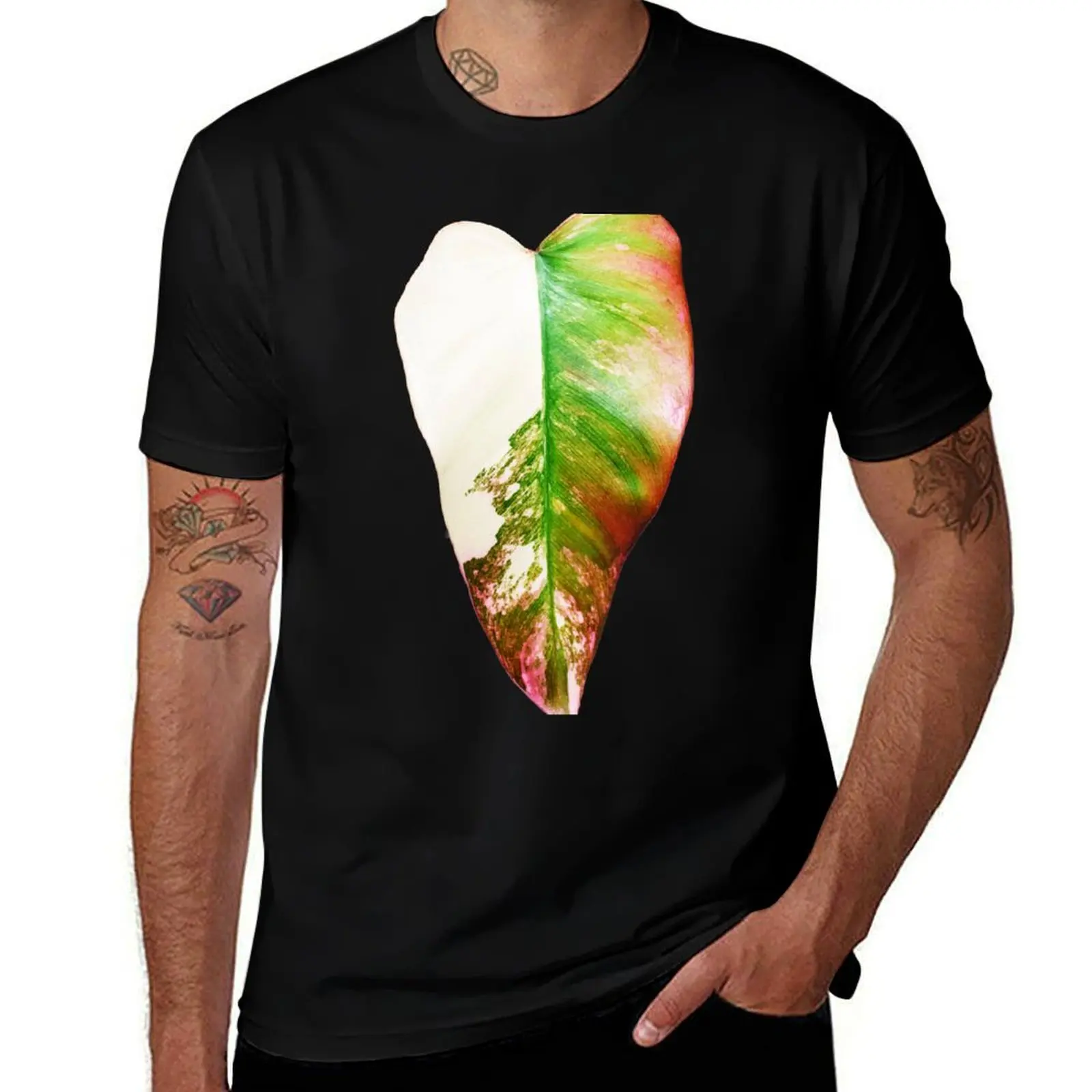 

Unique and organic photo of a Philodendron strawberry shake 1 T-Shirt baggy shirts t shirt men 100℅ cotton