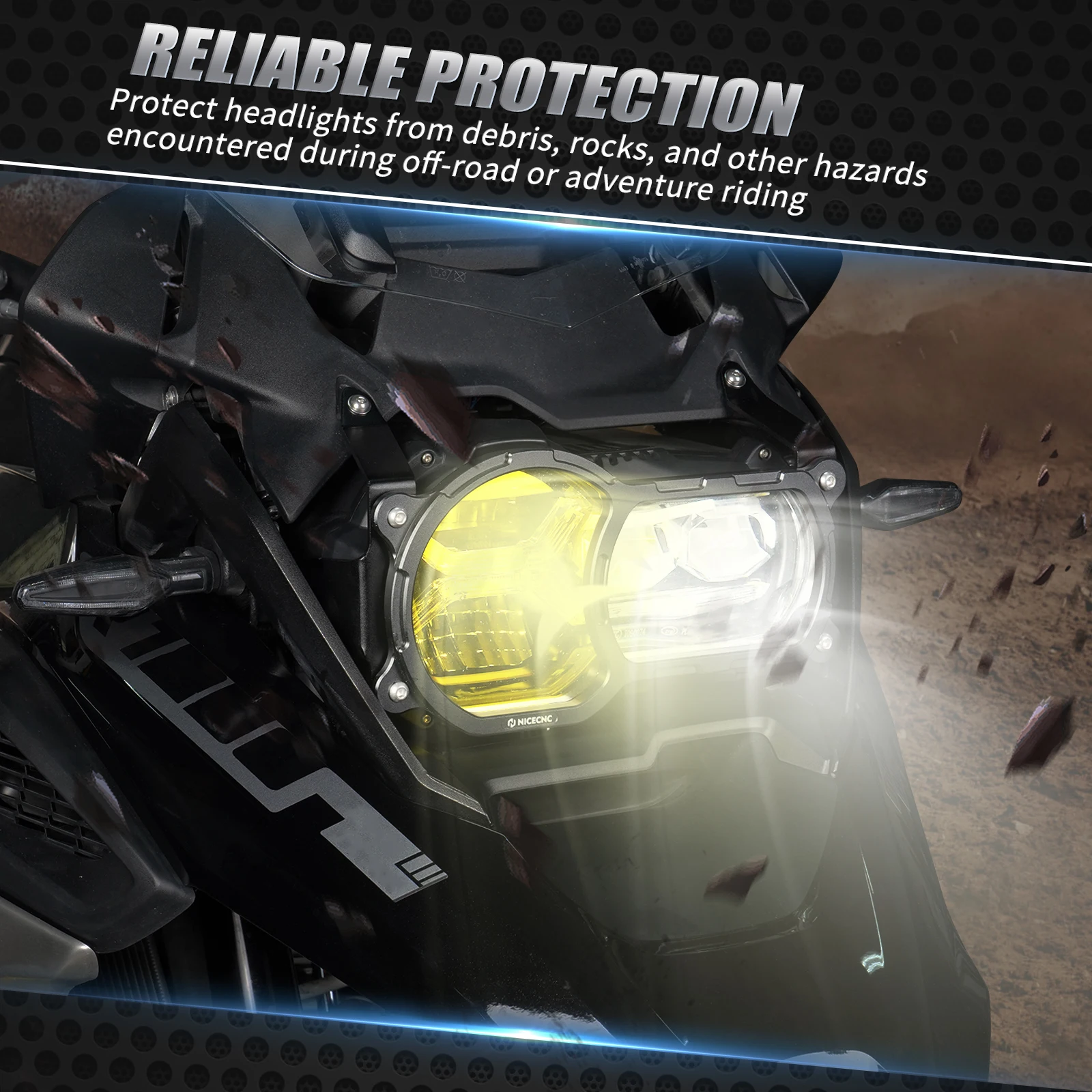 

NICECNC защита фар мотоцикла для BMW R1250GS Adventure 2020-2024 R 1250 GS 2020-2023 R1250GS A