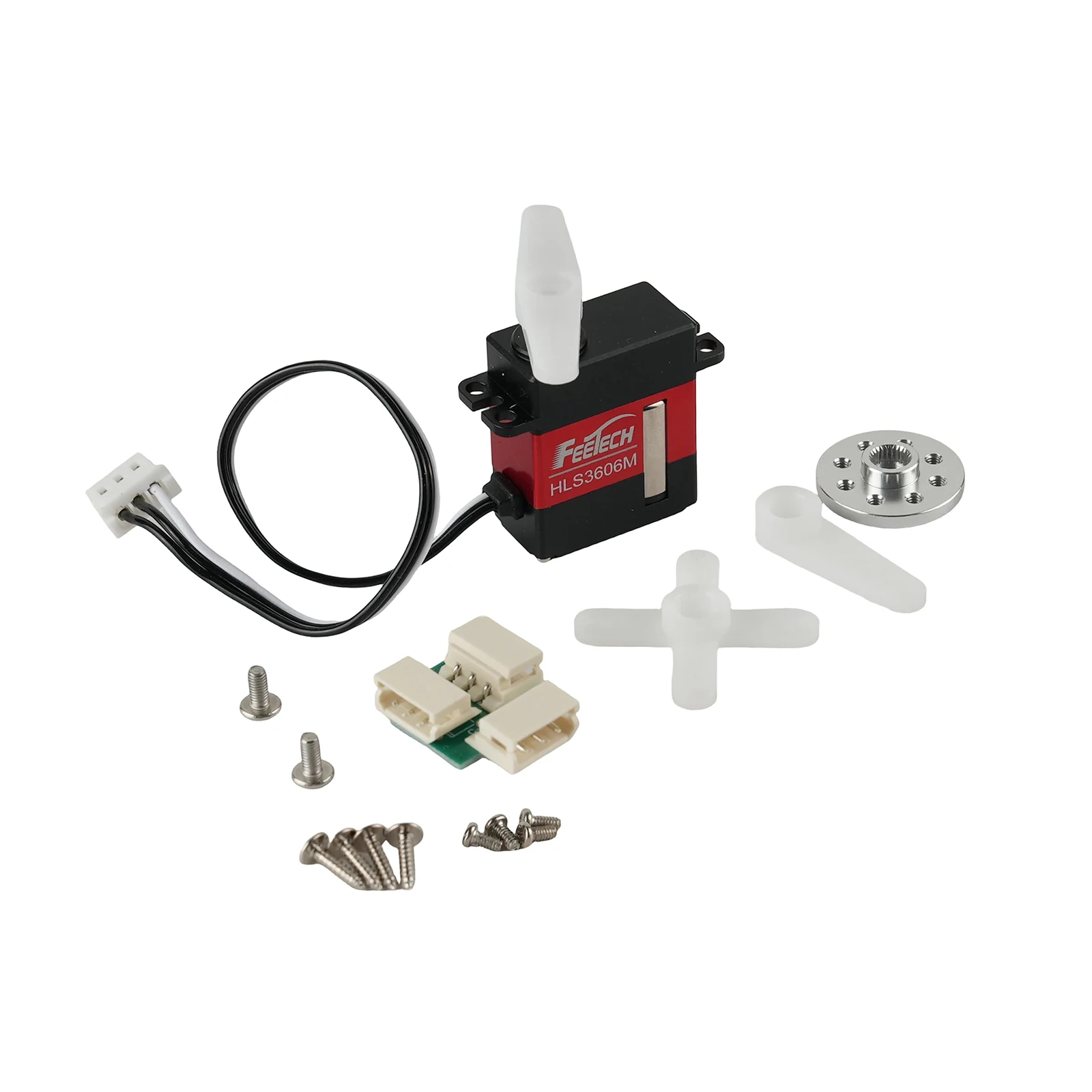 

6 кг HLS3606-C001 Одноосный серводвигатель TTL шины без сердечника 360° ° Детали сервоприводов металлической шестерни с регулируемым углом для модели автомобиля/робота