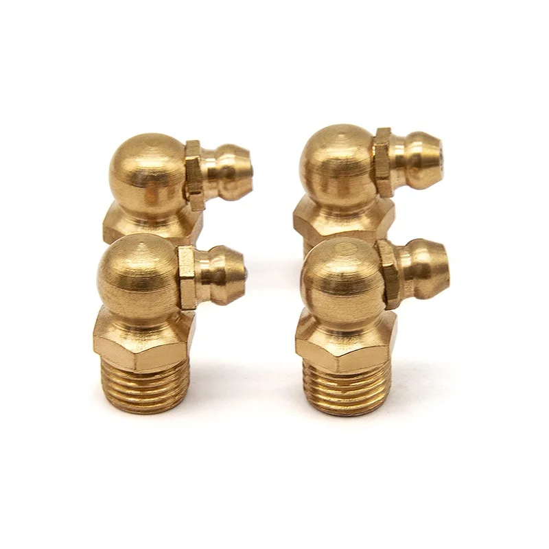 M4 M5 M8 M12 M14 M16 M20 النحاس الحلمة متري الإمبراطوري ذكر الموضوع مستقيم الكوع نوع النفط Zerk المناسب ل بندقية الشحوم #3