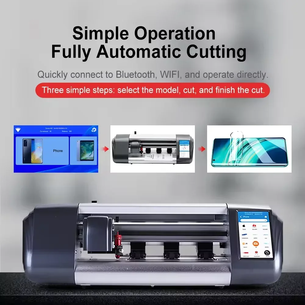 Hydrogel TPU Universal Cutting Plotter Film making machine 120*180MM 200*300MM Screen Protector Cutting Machine