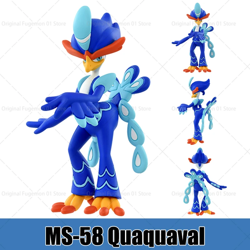 Original TAKARA TOMY Pokemon Floragato Blaziken Quaxly Quaquaval Mega Lucario Figur Spielzeug Sprigatito Meowscarada Modell Puppe Geschenke – Detail 20