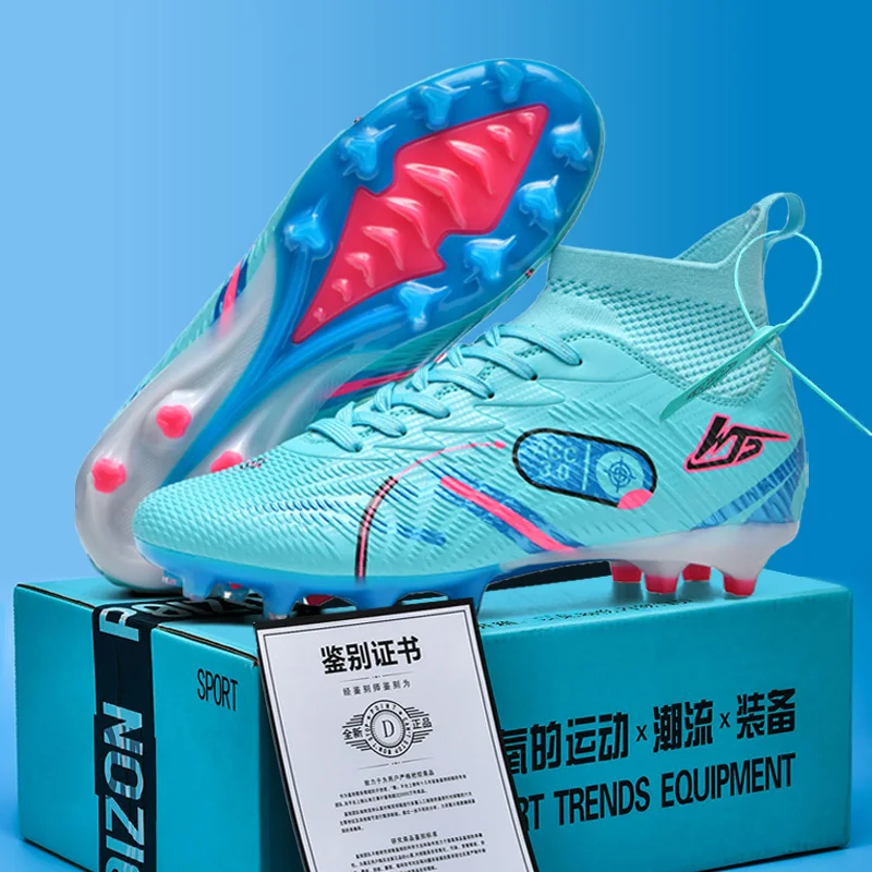 Quality Football Boots Wholesale C.Ronaldo Football Boots Assassin Chuteira Campo TF/AG Sports Boots Futsal Match Training Boots