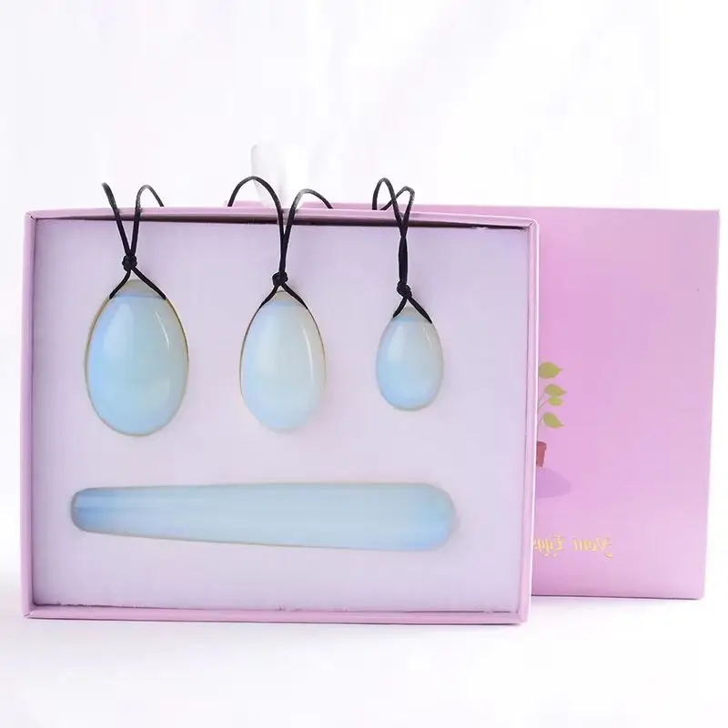 

Opal Yoni Egg Opalite Yoni Eggs Jade Vaginal Balls Kegel Muscle Exercise Ball Pelvic Floor Massage Exerciser Jade Massager