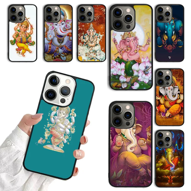 Ganesh Elephant God Mobile Phone Cases Cover For iPhone 16 15 14 12 13 mini 11 Pro MAX apple 6 7 8 Plus SE2020 Coque