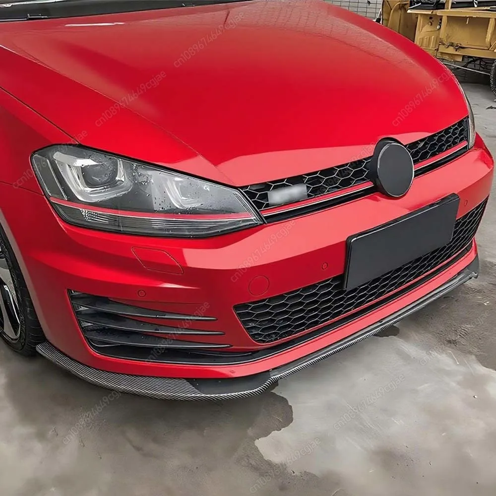 

Для VW Golf 7 MK7 GTI GTD R R-line 2012-2017 Обвесы Maxton Style Автомобильный передний бампер Губный спойлер Сплиттер Защитная крышка Тюнинг