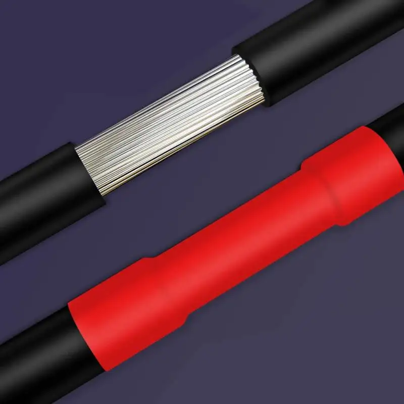 300 Stück schwarz-weißer Schrumpfschlauch 3:1 Kabelhülse Rohr Kombinationsbox-Set DIY Industrie-Stecker für den Heimgebrauch