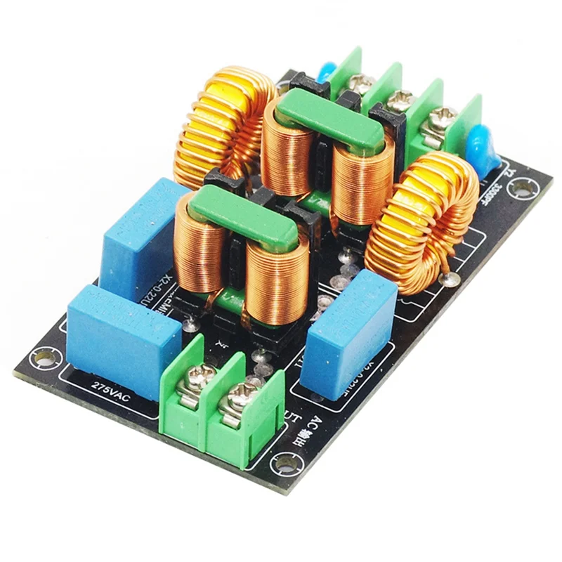 CS-EMI Power Filter Board Audio Amplifier Power Supply Filter Common Mode High Current Electromagnetic Hifi Audio