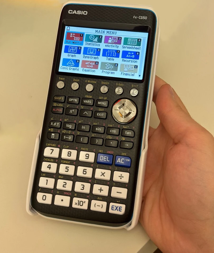 PRIZM FX-CG50 Graphing Calculator Color Screen FX-CG50 PRIZM Calculator Color Grapher for AP / SAT / IB / PSAT / ACT / NMSQT