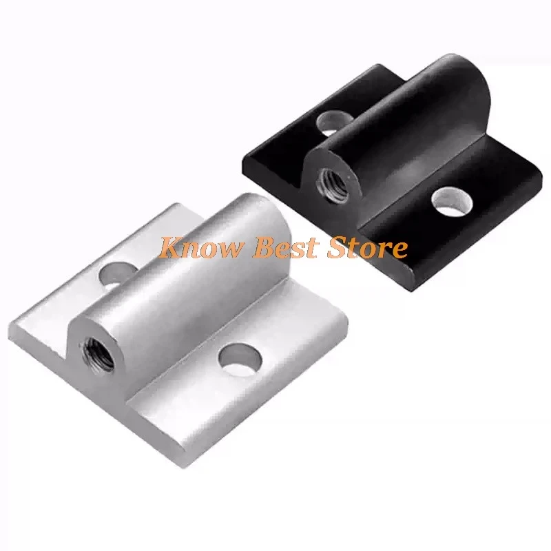 4Pcs Aluminum Profile Plate Holder Foot Pad Caster Wheel Connector Fixed Extruded Corner Code Bracket for 20/30/40 Alu Profiles