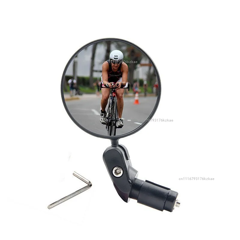 Bicycle Rearview Mirror Foldable Convex Bike Mirror for Mountain Road Bike Handlebar Safety Reflector