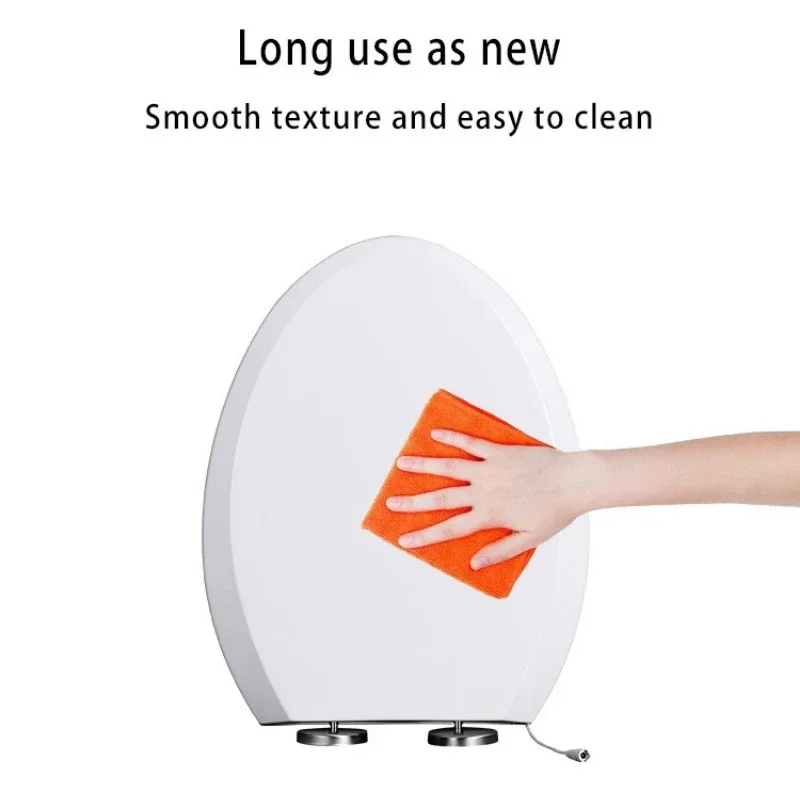 

Отличная крышка-биде для унитаза с подогревом и контролем температуры, классическая, большая, U-образная, V-образная, 33 ° -38 ° Электрическая крышка для унитаза с подогревом (США, ЕС)