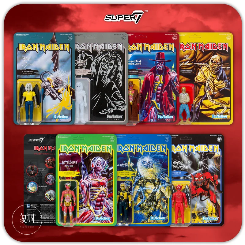 

In Stock Super7 Retro Blister Card Collectible Action Figure Collection Decoration Ornaments Model Toy Gifts