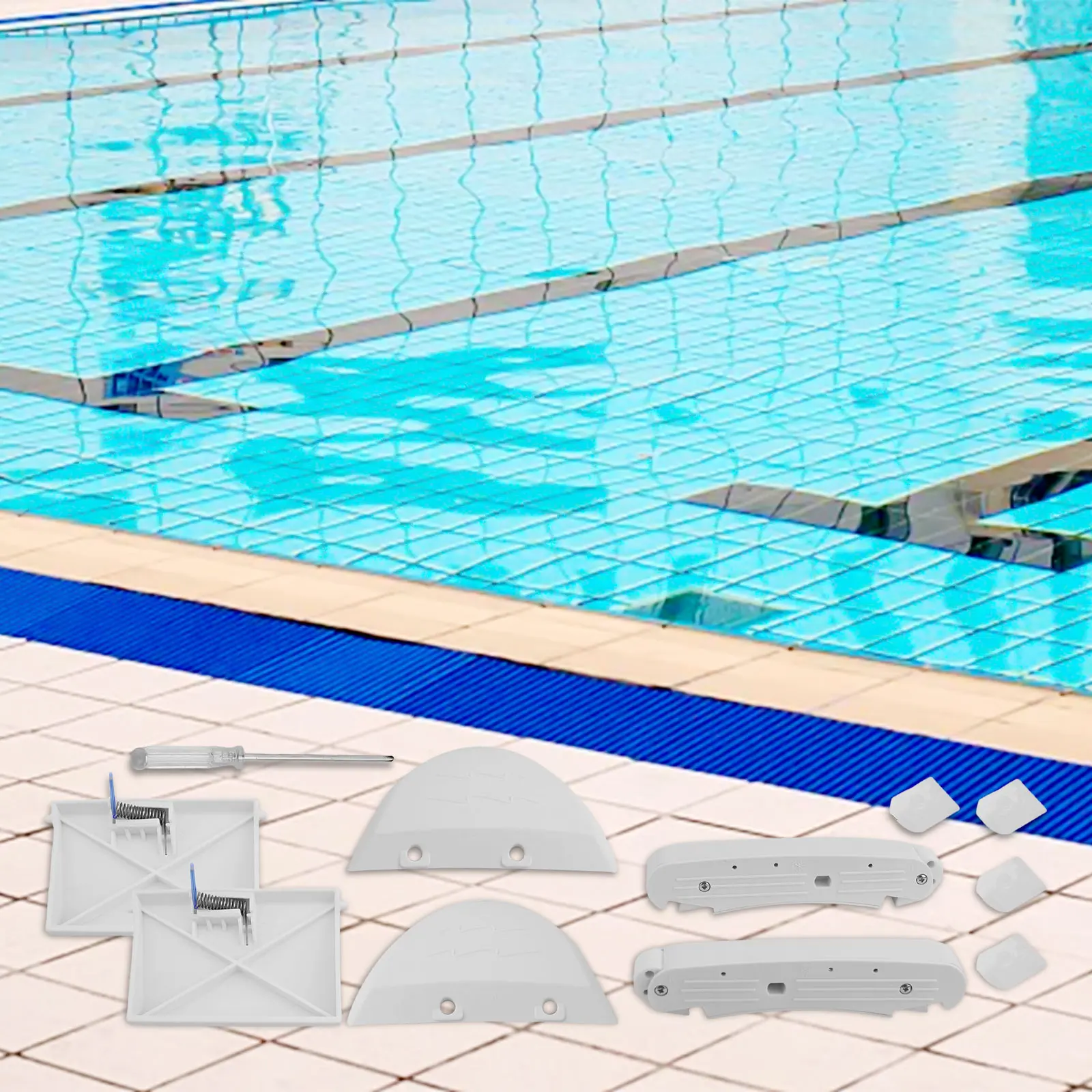 High Quality New Pool Cleaners Part Rear Bezels Accessories AXV414P Pod Shoes AXV434WHP Flap Replacement Swimming Pool