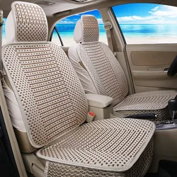 Universal Ice Silk Imitation hand knitted Car Seat Cover Cushion Protective Cooling Auto Front Seat Mats Chair Pad Breathable