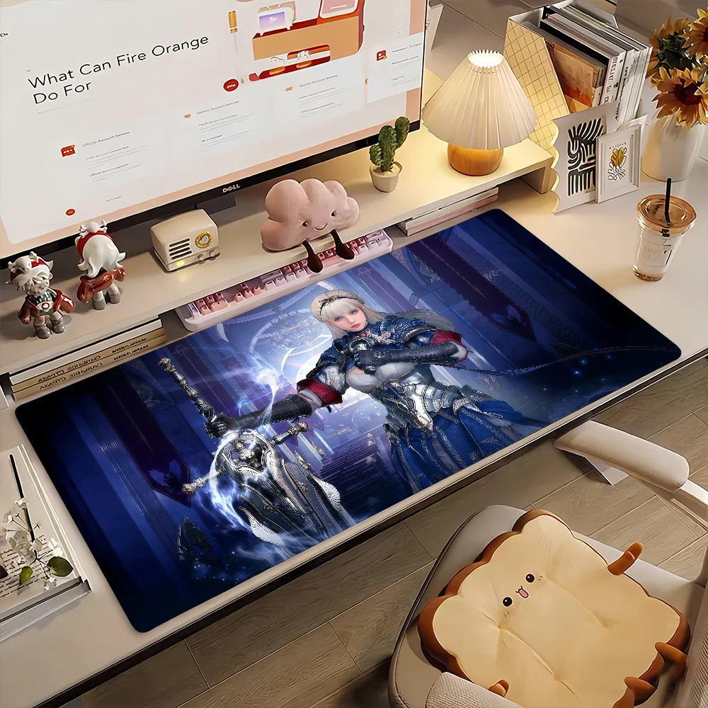 B-BlackS D-DesertS O-OnlineS MousePad Non-slip Locking Edge PC Laptop Accessories Rubber Office Keyboard Large Game XXL DeskMat