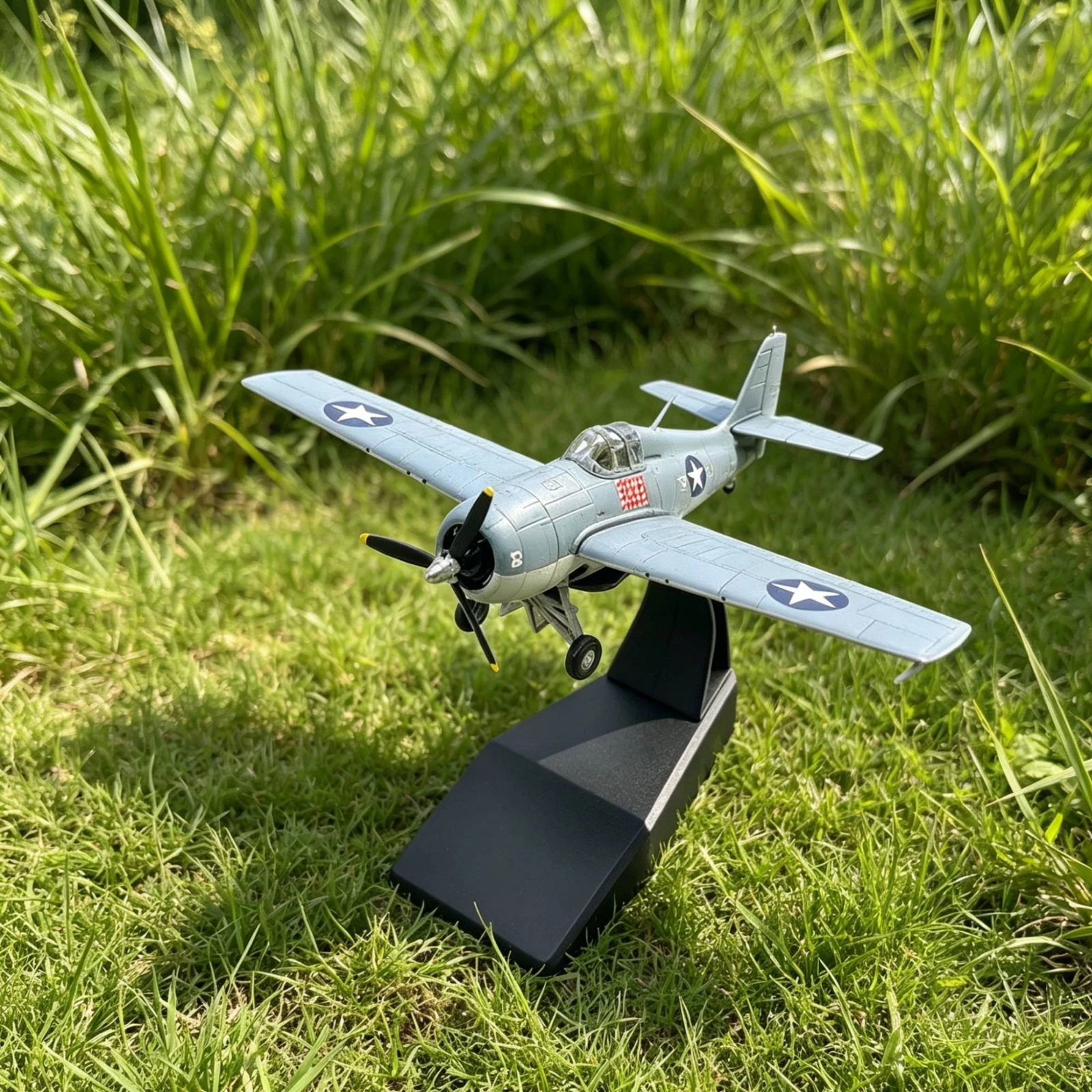 Aircraft Model with Display Stand Static Fighter Airplane Model Highly Detailed Alloy for History Buffs, Bookshelf, Office