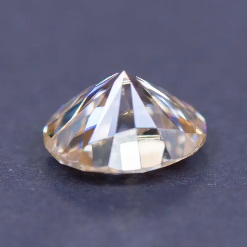 Moissanite Oval Shape Tea Yellow Primary Color Top Quality for DIY Jewelry Making Necklace Rings Materials with GRA Certificate