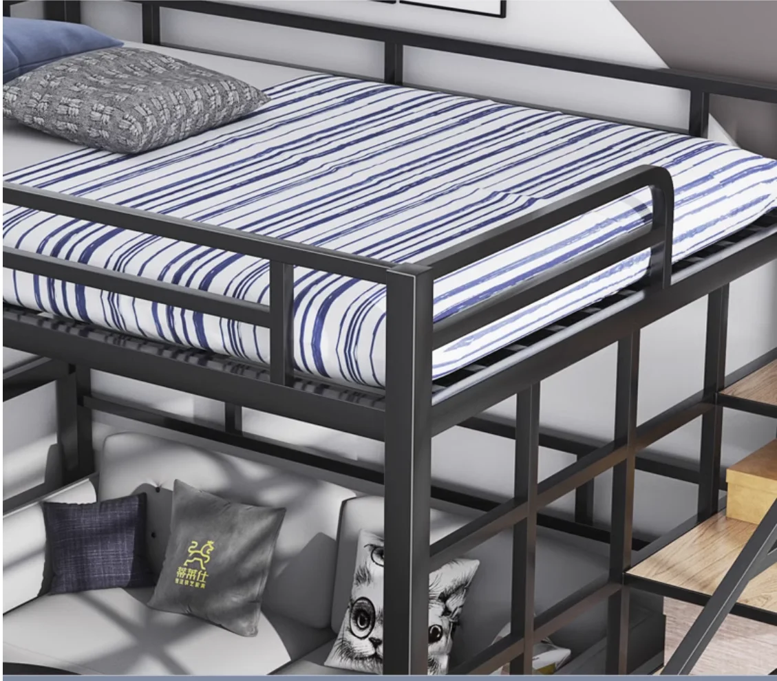 Loft wrought iron loft bed