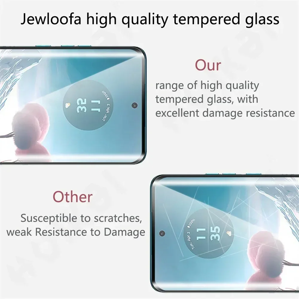 1-3 Pcs Tempered Glass For Motorola Moto Edge 2023 40 Neo G54 G84 G14 G Stylus 2023 G Power Curved Full Screen Protector Cover