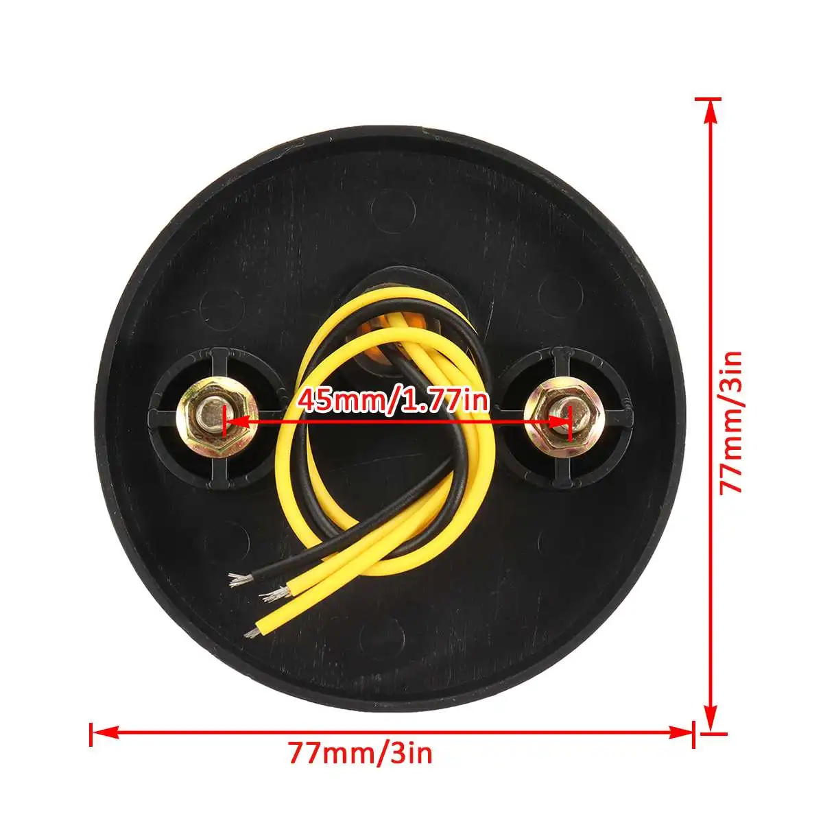 1/2/4X 12V 24V LED Flashing Light Strobe Emergency Alarm Lamp Round Rotary Roof Warning Signal Flash Lamp Beacon For RV Truck