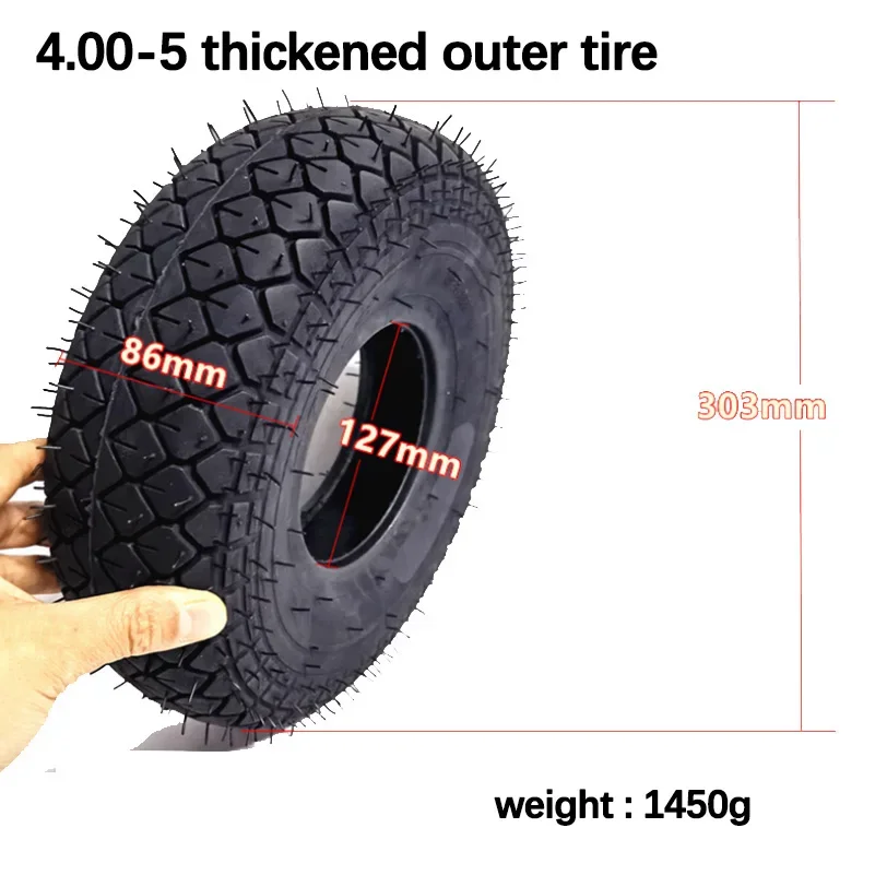 GO KART KARTING ATV UTV Buggy Electric Mobility Scooter 4.00-5 400-5 Inch Wheel Tyre Tire With Inner Tube