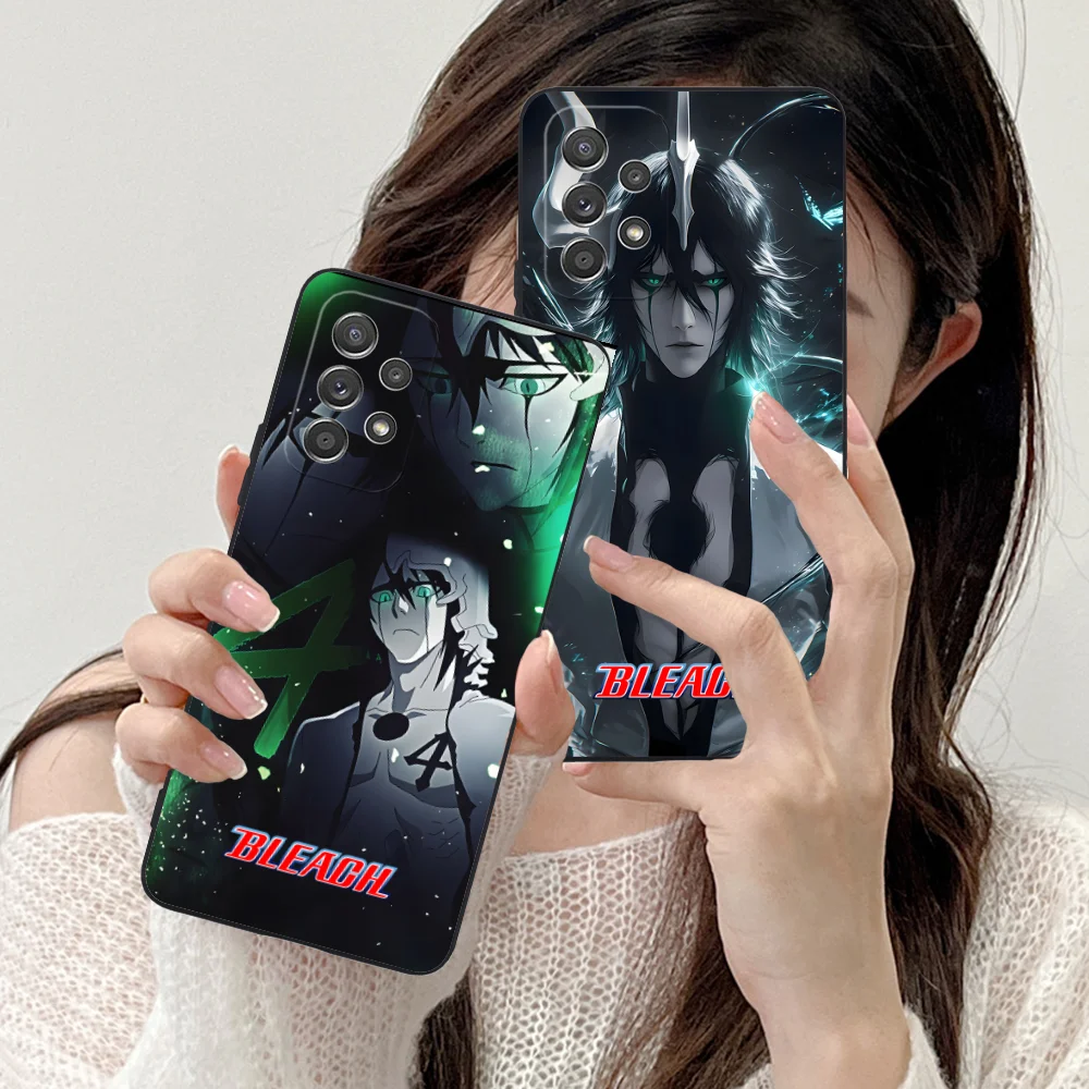 Bleach Ulquiorra Cifer Phone Case for Samsung Galaxy A73 72 71 70 55 54 53 52 35 34 32 23 14 13 5G Black Smart Cover Cellphones