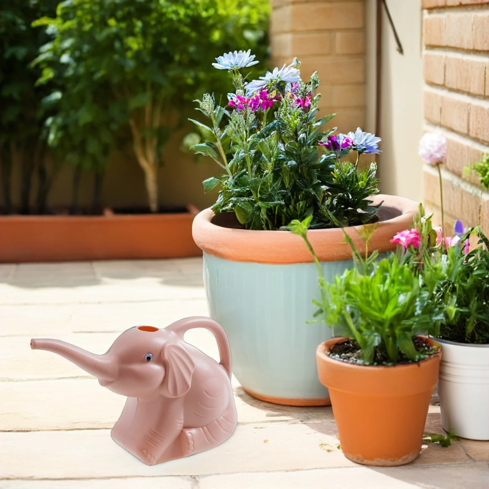 

Elephant Shaped Can Plastic Plant Pot For Garden Tool Indoor Flower Sprinkler Succulent Watering Kettle