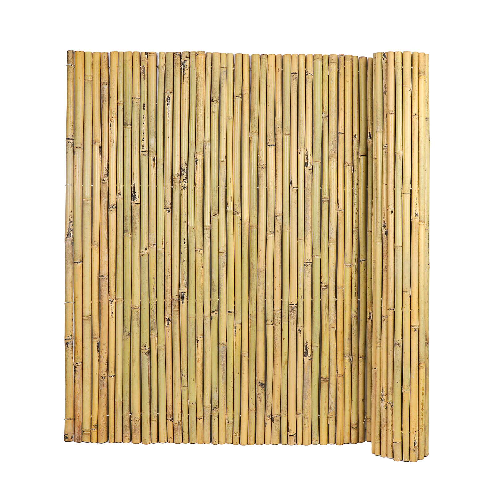 4*6ft Bamboo Fence  Easily Assembled for Yard Privacy Screens Nursery Garden Gate Farm Nature Treatment