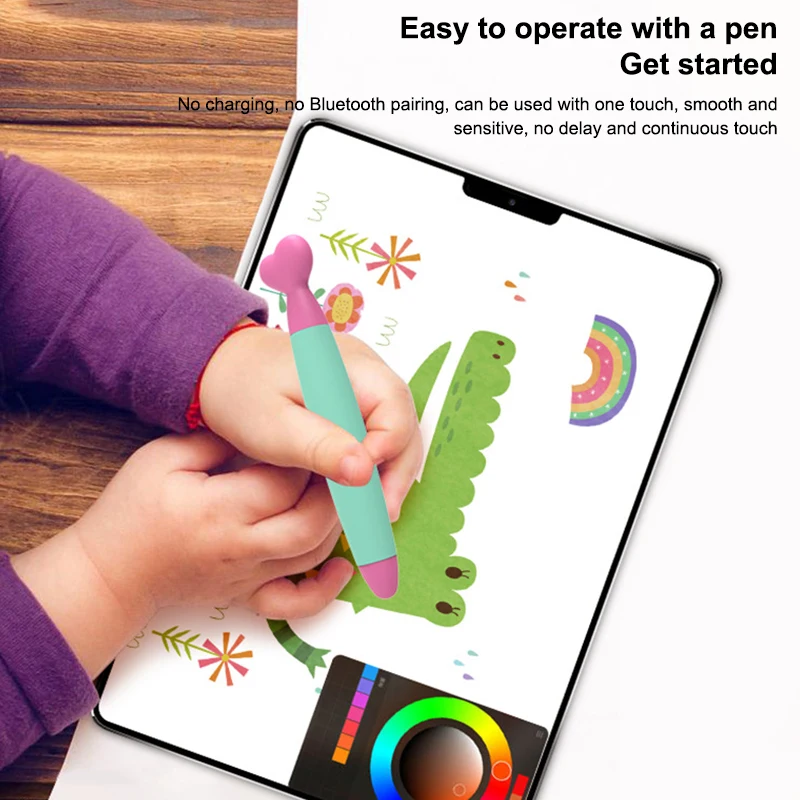 

Touch Screen Pen Stylus Silicon Writing Drawing Handwriting Touch Screen Pen For Kids Compatible With Tablet Phone