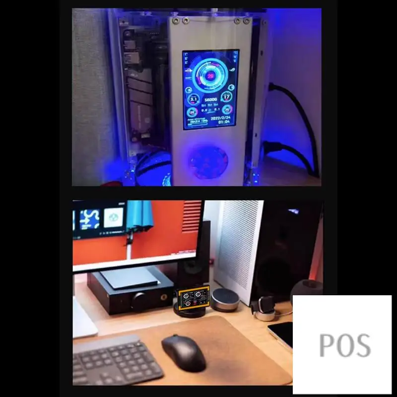 

3,5-дюймовый IPS TYPE-C дополнительный экран монитора дополнительного экрана компьютера для процессора компьютера, графического процессора, оперативной памяти, жесткого диска, без использования AIDA64-POS