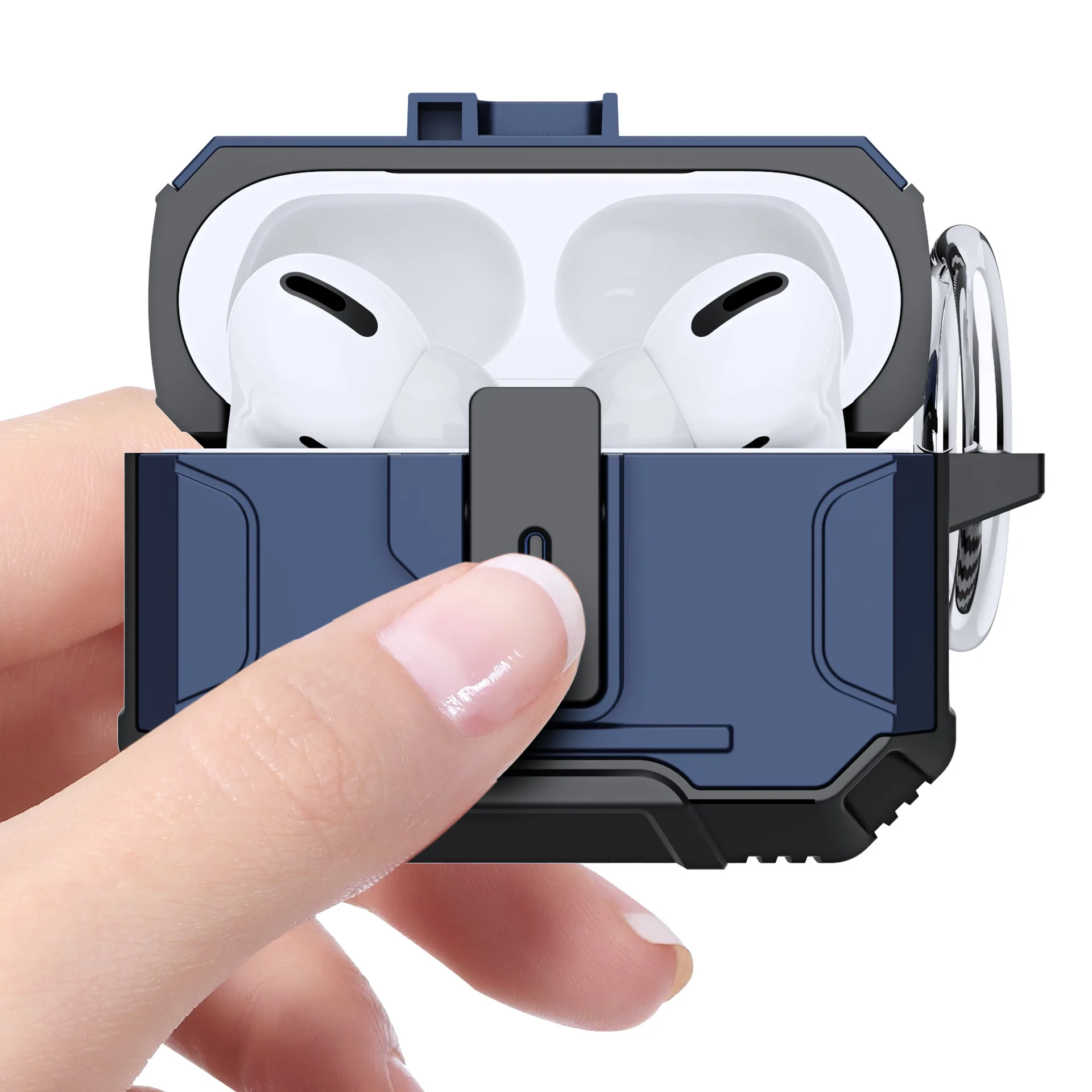 Luxury Switch Earphone Case For Airpods Pro 2 3 Case Shockproof Cover For Apple Air pods Pro 2 3 2021 Cases Accessories Keychain