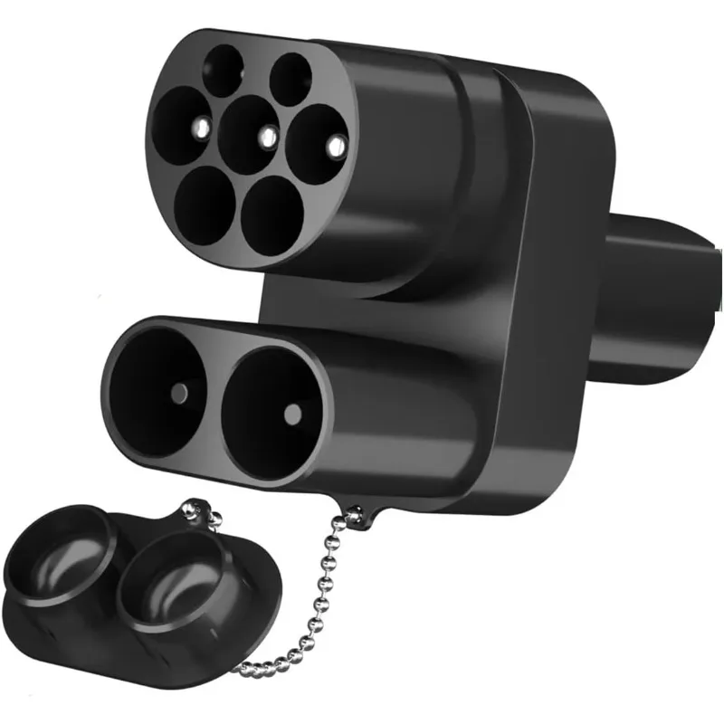 CCS2 to NACS EV Charging Adapter AC DC Dual‑Use Electric Vehicle Charger Conversion Connector Accessory