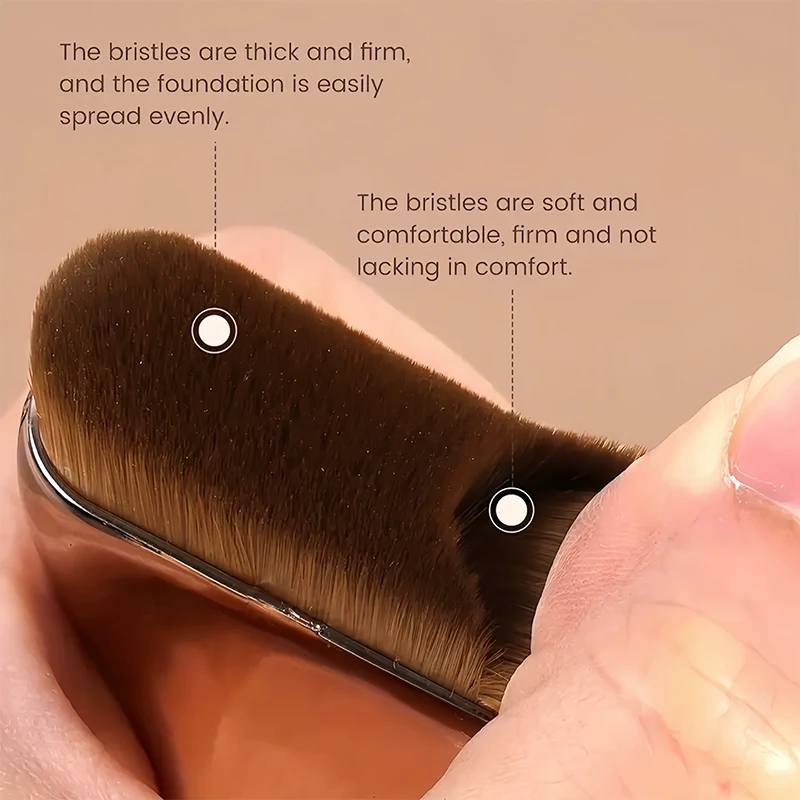 Juego de brochas de maquillaje para base, cepillo ultrafino para máscara superior para crema líquida, herramienta de belleza cosmética