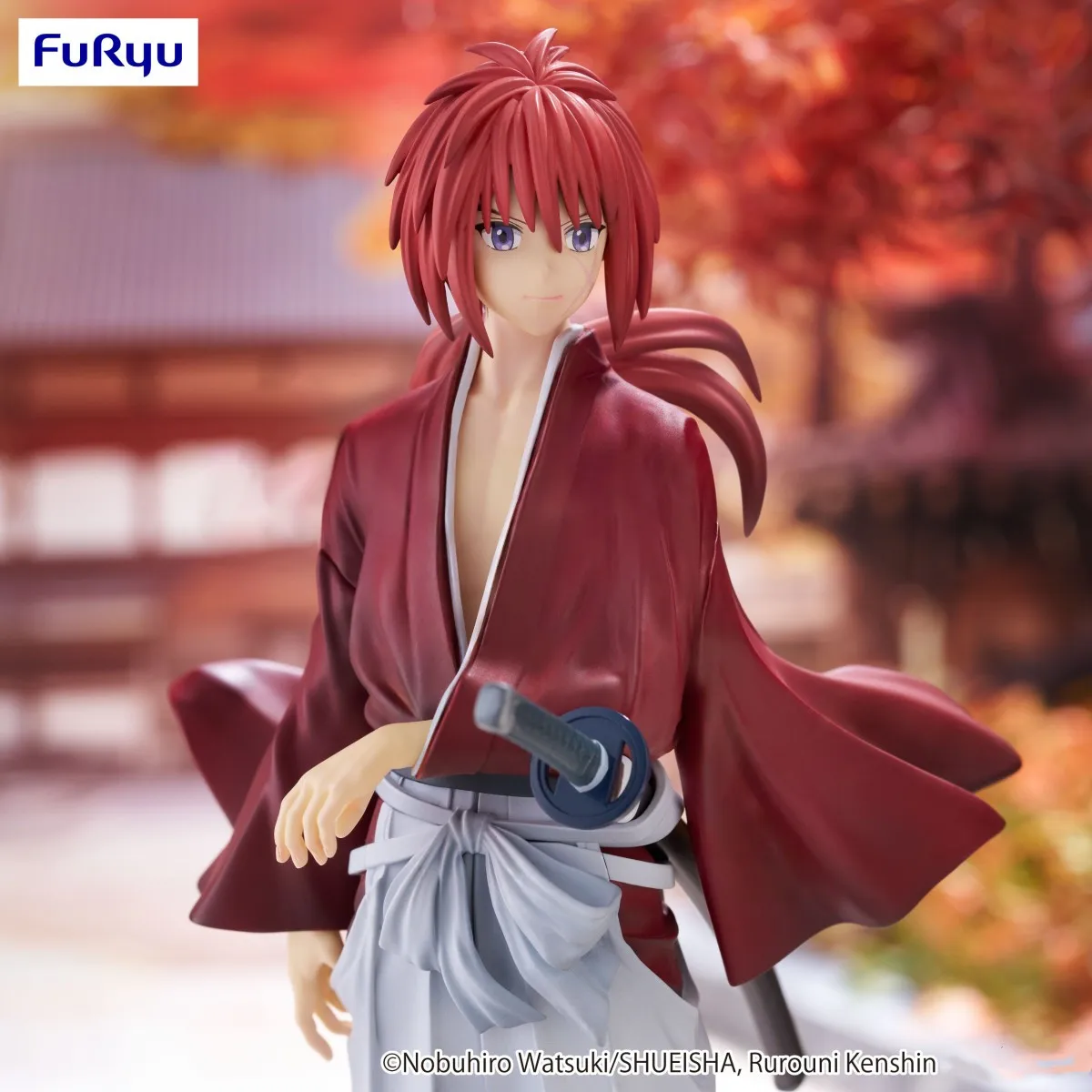 Original FuRyu Trio-Try-iT TTT  Rurouni Kenshin Himura Kenshin Anime Figure Toys PVC Model Collection Birthday Gift