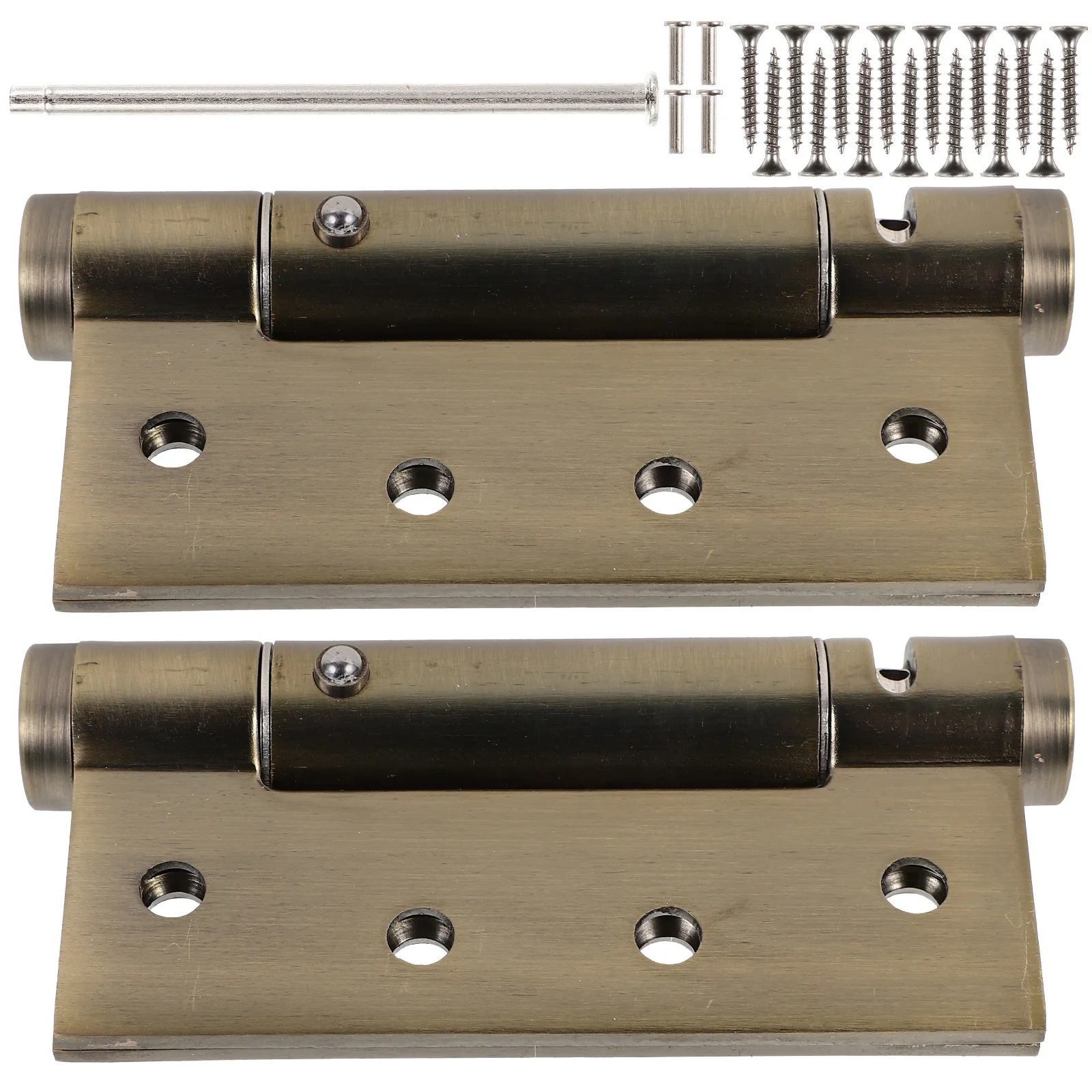 

2Pcs Self Closing Door Hinges Heavy Duty Exterior Screen Door Hinges for Bathroom Pantry Laundry Rooms Auto Close