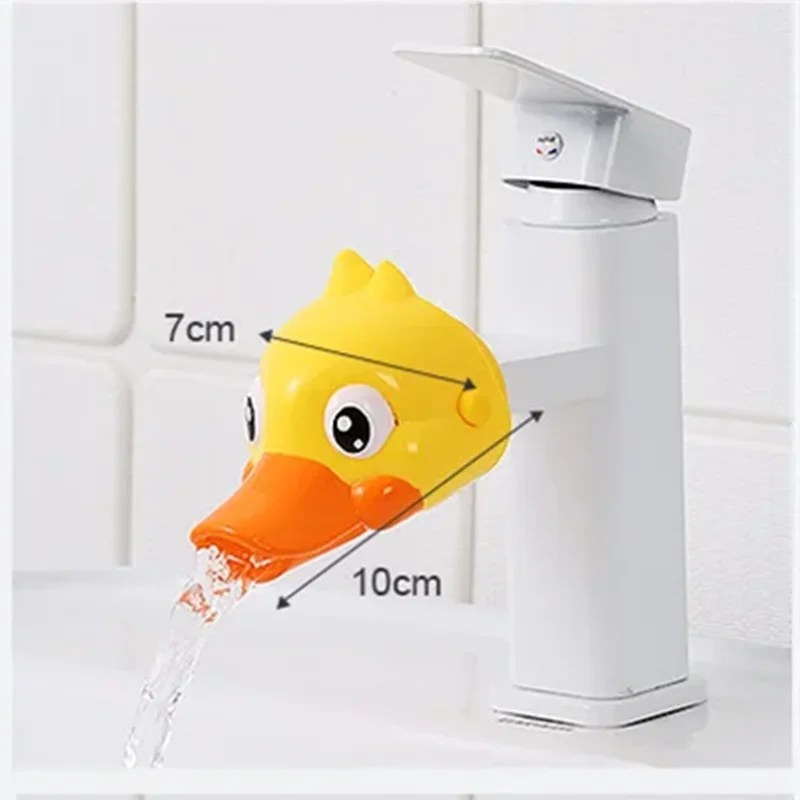 Kids Baby Nerdy Duck Cartoon Tap Extender Kids Handwashing Bathroom Sink Animal Accessories Kitchen Baby Wash Convenience Unit