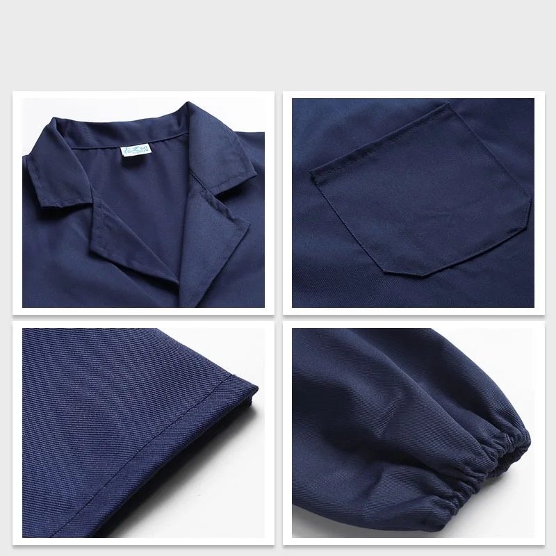 Vêtements de travail, uniformes d'usine alimentaire, salopette anti-poussière, combinaison de travail à manches longues, manteau, costume d'entrepôt, tenue Porter