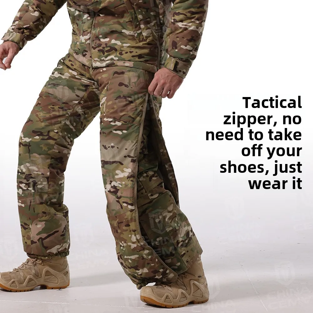 New VKPO zipper cotton pants cold-proof camouflage anti-splashing autumn and winter tactics