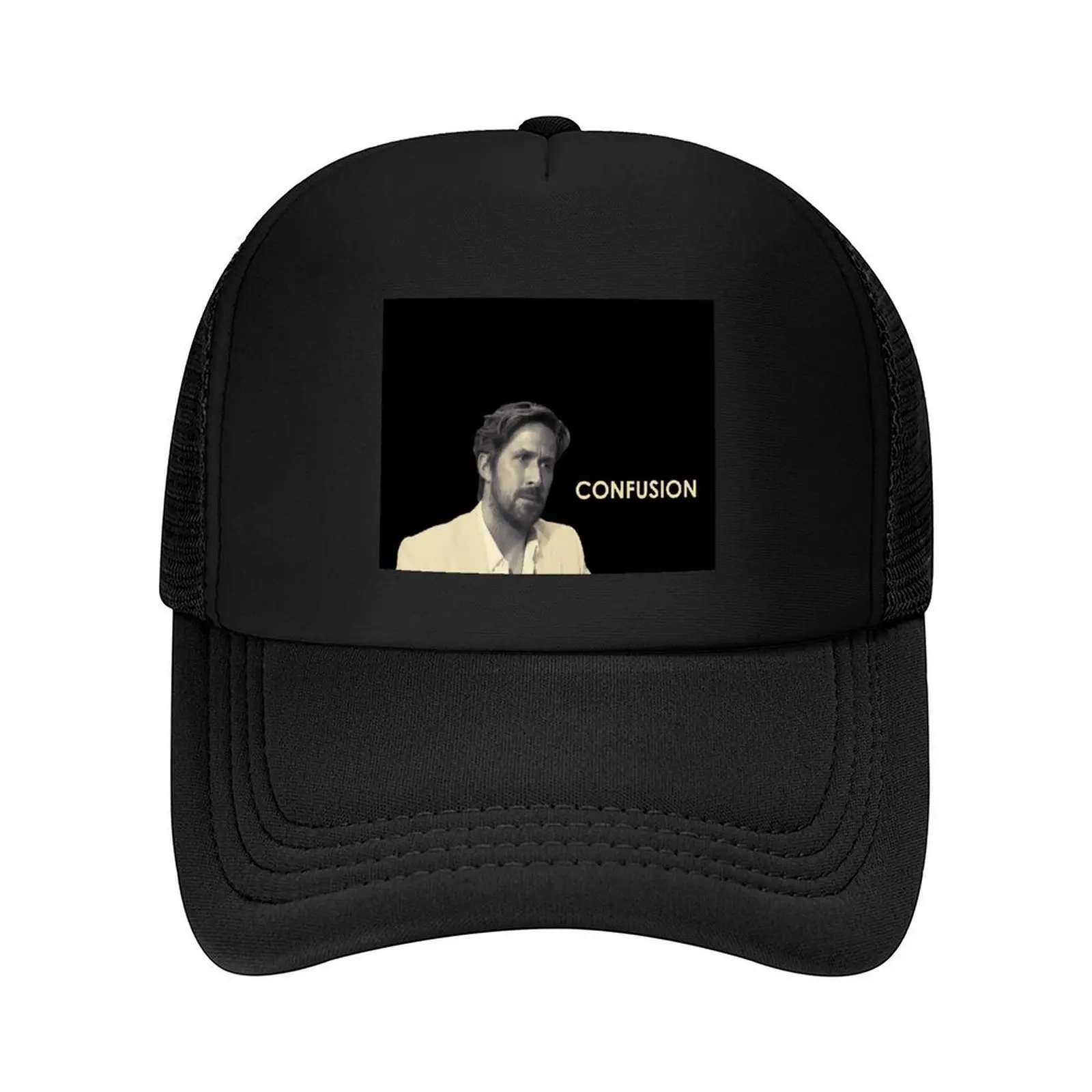 

ryan gosling confused Baseball Cap hiking hat Male hat fashionable Sun Hat For Children Mens Women's