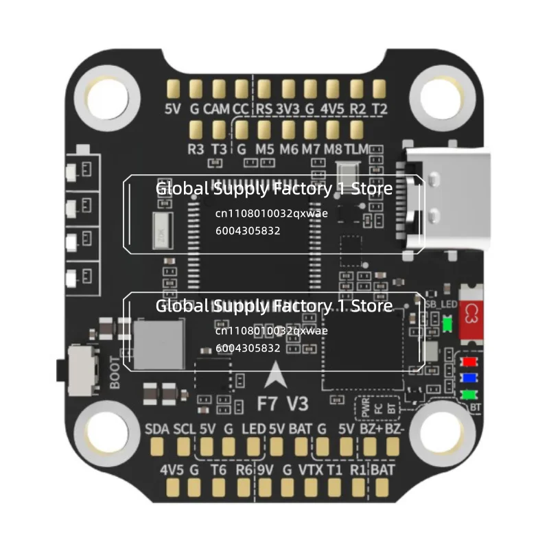 F7 V3 F722 Flight Controller BL32 50A 4in1 ESC Stack 3-6S LiPo Blackbox Analyzer FPV Freestyle Racing Drone