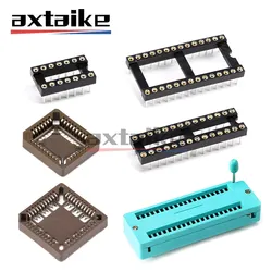 DIP 6P 8Pin 14Pin 16Pin 18P 20P 24P 28P 32P 40pin PLCC32/44 IC blocco sede presa prova prese IC connettore a saldare Base Chip